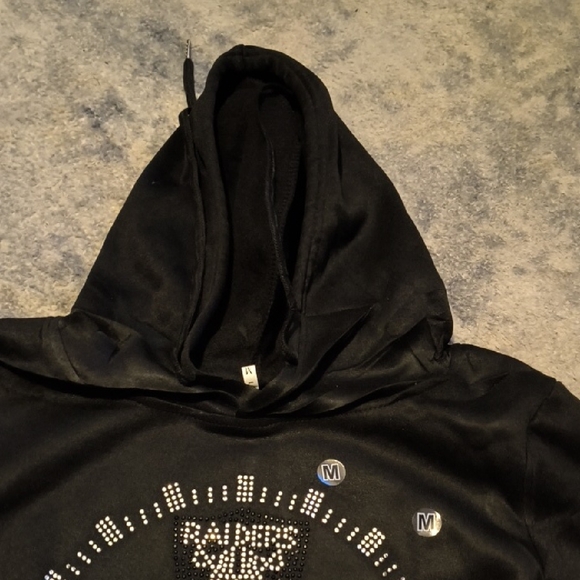 NWT Black NFL Hooded Dress - Picture 7 of 7